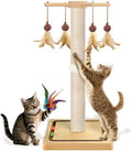 Tall Cat Scratching Post, 33 Inch Sisal Scratcher by Awarmhome