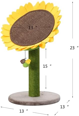 Catry Sunflower 2-in-1 Cat Scratching Post - Image 4
