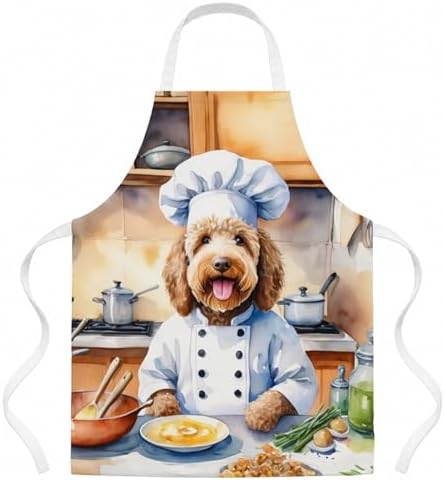 Caroline's Treasures Labradoodle The Chef Apron Cooking Kitchen Server Baking by CarolinesTreasures