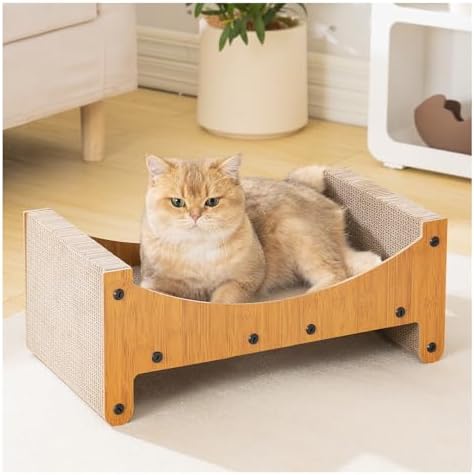 Avont Cat Scratcher Lounge, 3-in-1 Reversible Cardboard Scratching Bed by Avont
