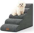 COZY KISS Wide Dog Stair for Small Dog 22.6" H, 5 Step Pet Ramp for Bed by COZYKISS