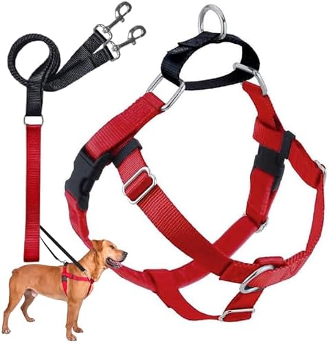 2 Hounds Design Freedom No Pull Dog Harness and Leash, 5/8" XS by 2HoundsDesign