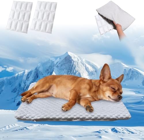 2-in-1 Cooling Pet Mat & Crate Pad by GooCarePetSupplies