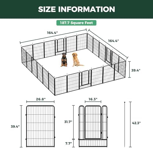 FXW Rollick Dog Playpen, Yard & RV Camping, 24 Panels - Image 6