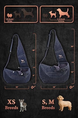 Noah & Paw Dog Carrier Sling for 3-10 lbs, Cat Carrier Bag - Image 4