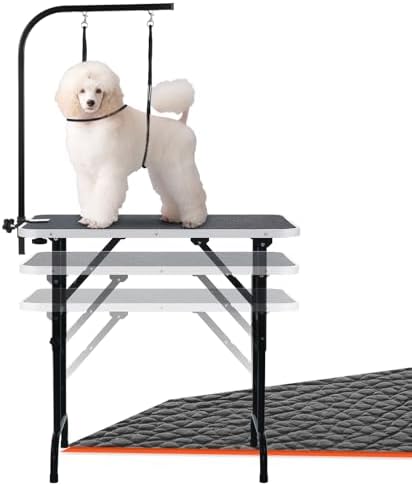 LEIBOU 36-inch Height Adjustable and Foldable Pet Dog Grooming Table by LEIBOU