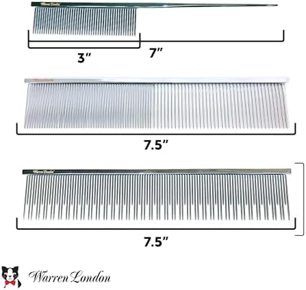 Warren London Cool Cat Greyhound Style Comb – 7.5" Professional Copper Cat - Image 4