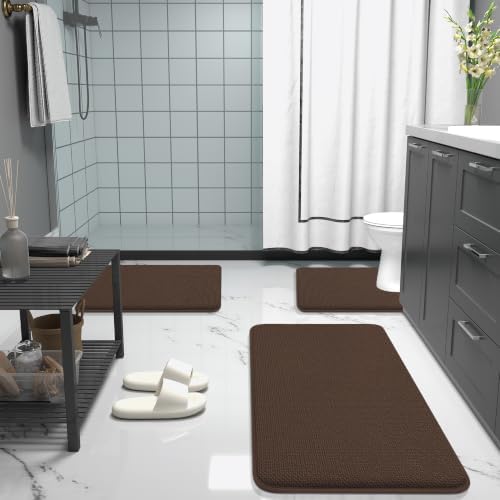 OLANLY Memory Foam Bathroom Runner Rugs 45x27, Absorbent Long Mat - Image 7