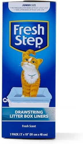 Fresh Step Drawstring Cat Litter Liners, 2.5 ft x 17 in - Image 5