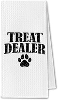 Treat Dealer Kitchen Towels, Funny Dog Kitchen Towels by Unknown