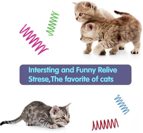 12PCS 12Colors Cat Spring Toys for Indoor Cats - Image 6