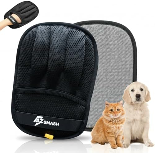 Pet Hair Removal Glove for Dog and Cat Hair, Reusable Electrostatic Hair by Unknown