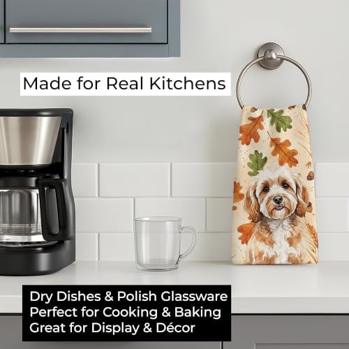 Caroline's Treasures Cavapoo Dogs Kitchen Towel 15x25 in - Image 3