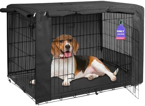 HiCaptain 42-Inch Dog Crate Cover by HiCaptain