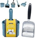4-in-1 Cat Litter Scoop with Holder, Metal Litter Scoop Includes Portable Small by Unknown
