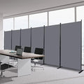 Room Divider 6 Panel-204''Wide, 6FT Room Dividers and Folding Privacy Screen by HOMSCREENER