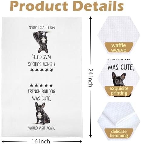 French Bulldog Kitchen Towels - Image 5