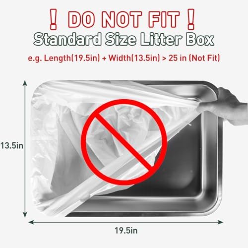 ANWA 120 Count Automatic Litter Box Bags, Litter Box Robot 4/5 Waste Bags - Image 4