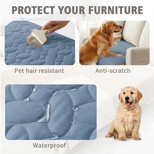 Ameritex Waterproof Pet Bed Cover Anti-Slip Dog Bed Blanket - Image 2
