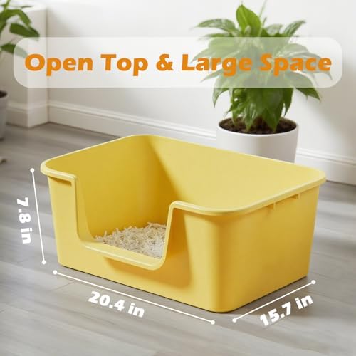 Large Cat Litter Box with High Sides - Image 6
