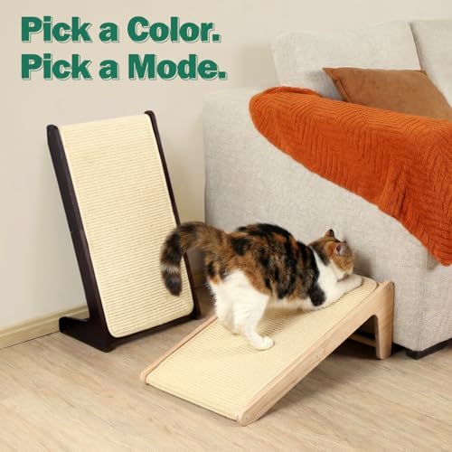 Zakkart Convertible L-Shaped Sisal Cat Scratcher - Image 6