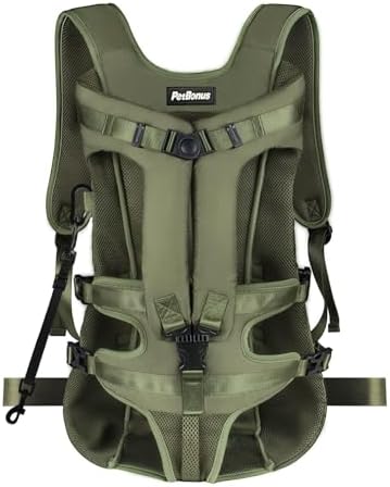 PetBonus Dog Front Carrier Backpacks, Legs Out Easy-fit Puppy Chest Carrier by Petbonus