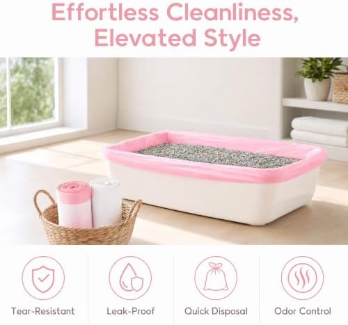 Cat Litter Liners XL Heavy Duty Tear Resistant Litter Box Bags Leak Proof - Image 6