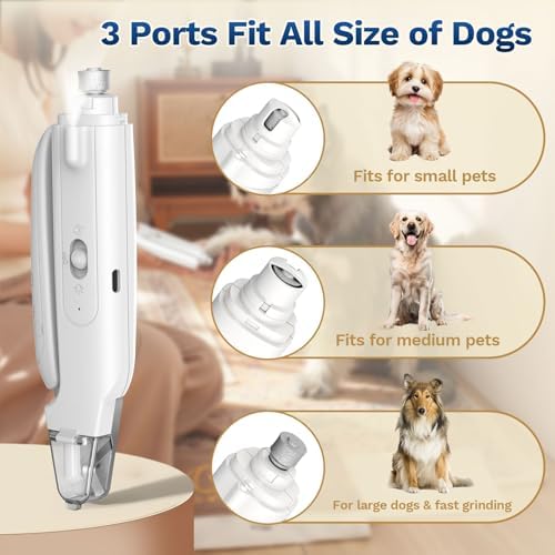 2-in-1 Dog Nail Clippers ＆ Grinder: Rechargeable Pet Trimmer - Image 5