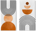 Modern Geometric Kitchen Dish Towels Set of 2 by Croar