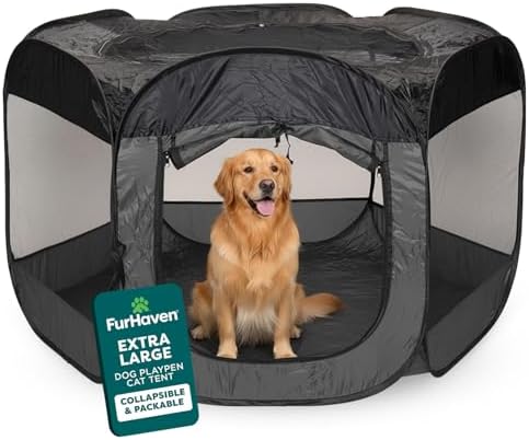 FurHaven Soft-Sided Dog & Cat Playpen, Portable Foldable Indoor & Outdoor Pet by FurHaven