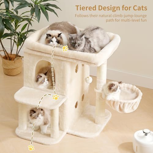 Heybly 26.3" Cat Tree for Large Cats - Image 2