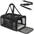 Airline Approved Pet Carrier for Cats and Small Dogs up to 15 lbs, Breathable by ioviewforpet