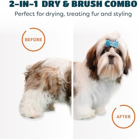 2-in-1 Dog Hair Dryer with Brush - Image 6