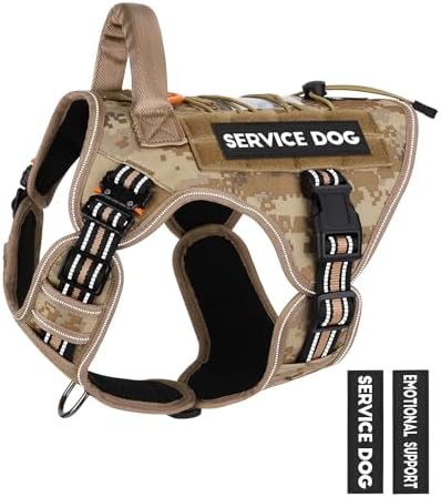 Petnanny Tactical Dog Harness No Pull Vest by PETNANNY