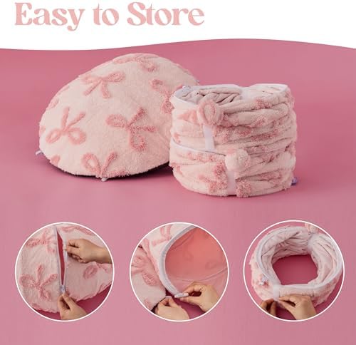 Lesure Donut Cute Jacquard Cat Tunnel Bed Kitten Toys - Image 4
