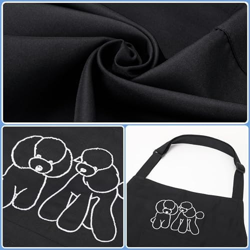 Dog Grooming Apron with 4 Pockets, Grooming Apron - Image 2