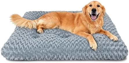 Dog Bed Large Size, Plush Washable Pet Bed Mat, Dog Crate Bed 35"x23" by Unknown
