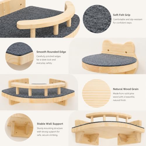 LSCQYYCC- Cat Wall Shelves, Cat Shelf - Image 7