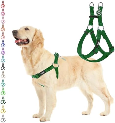 PUPTECK No Pull Dog Harness Medium Sized Step-in Adjustable Puppy Vest by PUPTECK