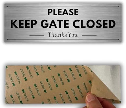 Keep Gate Closed Sign by Unknown