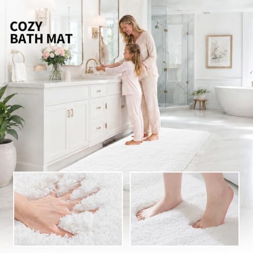 ILANGO Bathroom Rugs 36" × 24", Extra Soft Absorbent Microfiber Bath Rugs - Image 5