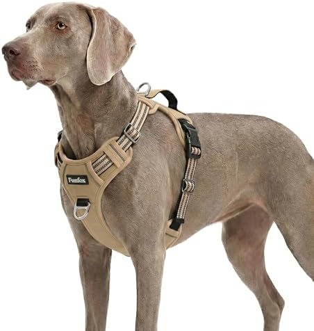 Funfox Dog Harness No Pull, Adjustable Pet Vest Harness, Super Soft Material by MyFUNFOX