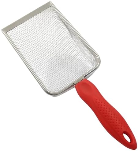 Murtenze Stainless Steel Cat Litter Scoop, Non-Stick Coated Metal Fine Sand - Image 2