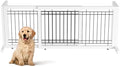 Bonnlo Free Standing Dog Gate, Wooden Adjustable Pet Fence Indoor, Christmas by Bonnlo