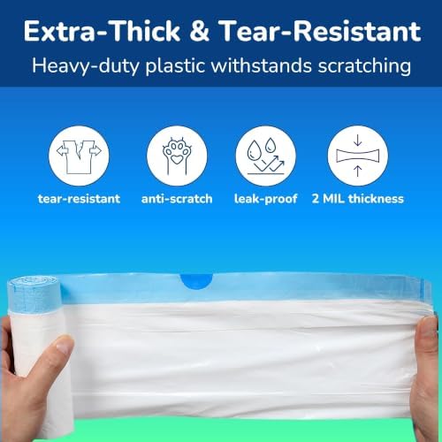 Pet N Pet Jumbo Cat Litter Box Liners, Heavy Duty, Drawstring - Image 5