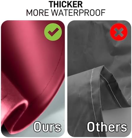 Waterproof Apron with Comfortable Adjustable Bib Rubber Vinyl Dishwasher Heavy - Image 3
