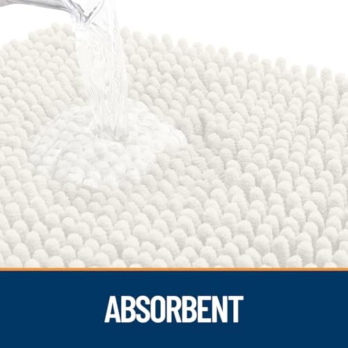 OLANLY Dog Door Mat for Muddy Paws 59x35, Super Absorbent Chenille Mud Mat - Image 3