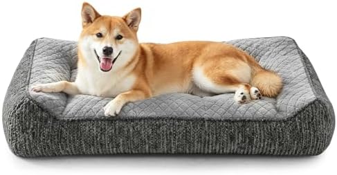 JOEJOY Orthopedic Dog Bed Medium Sized Dogs, Extra Thick Supportive Big Dog by JOEJOY