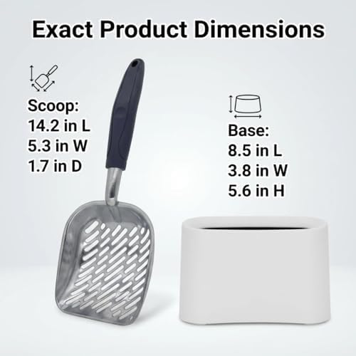 Heavy-Duty Metal Cat Litter Scoop - Image 2