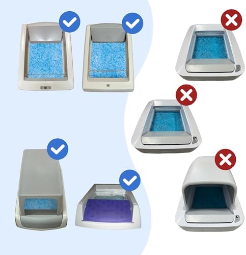 Crystal Cat Litter & Disposable Litter Trays 2 Sets, Compatible - Image 4